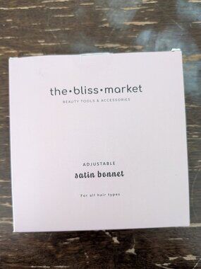 Pink XL Satin Bonnet Curly & Natural Hair Double Layer Sleep Cap Adjustable Tie